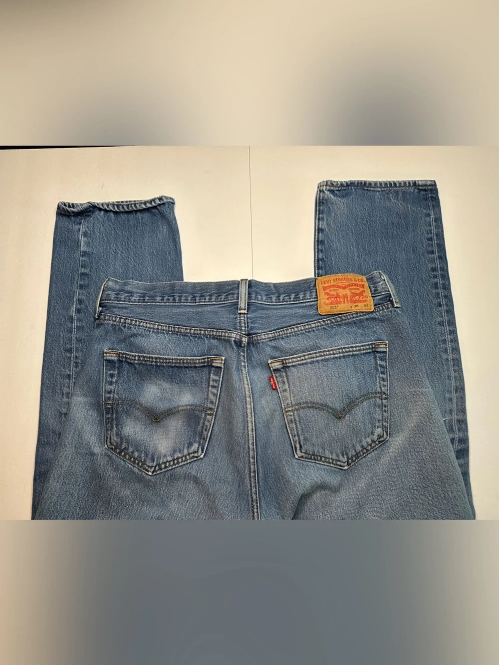 Levi's 501® Classic Straight Distressed Men’s Jeans 36x34